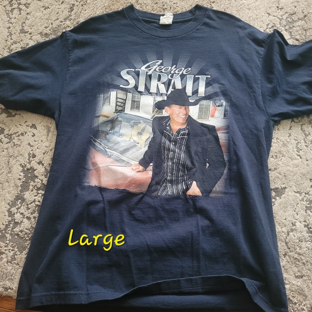 George Straight 2010 concert tshirt